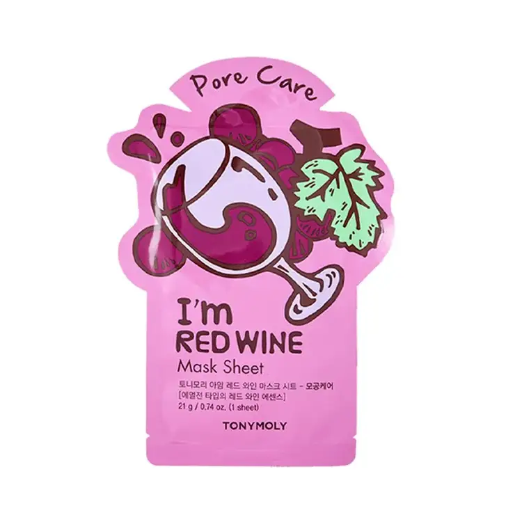 I'M Red Wine Mascarilla vino para pieles con tendencia grasa o acnéica