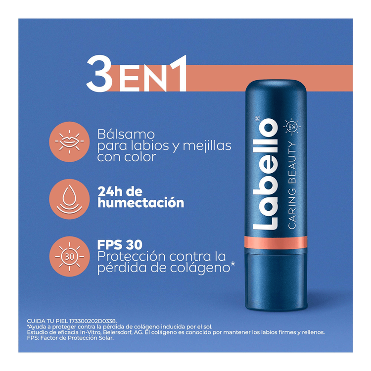 Caring Beauty Caring Beauty - Balsamo Labial color intenso + humectación intensiva