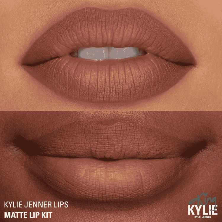 Kylie Cosmetics King Kylie Collection - 2-Piece Matte Lip Kit, lip kit acabado mate con cobertura completa