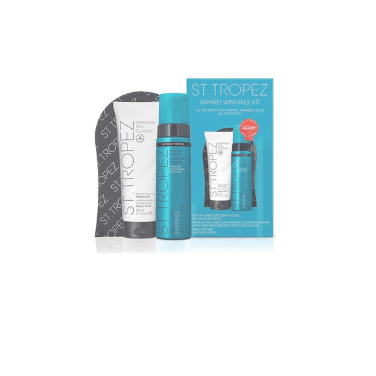 Award Winning - Set de regalo, mousse bronceador + loción reafirmante diaria