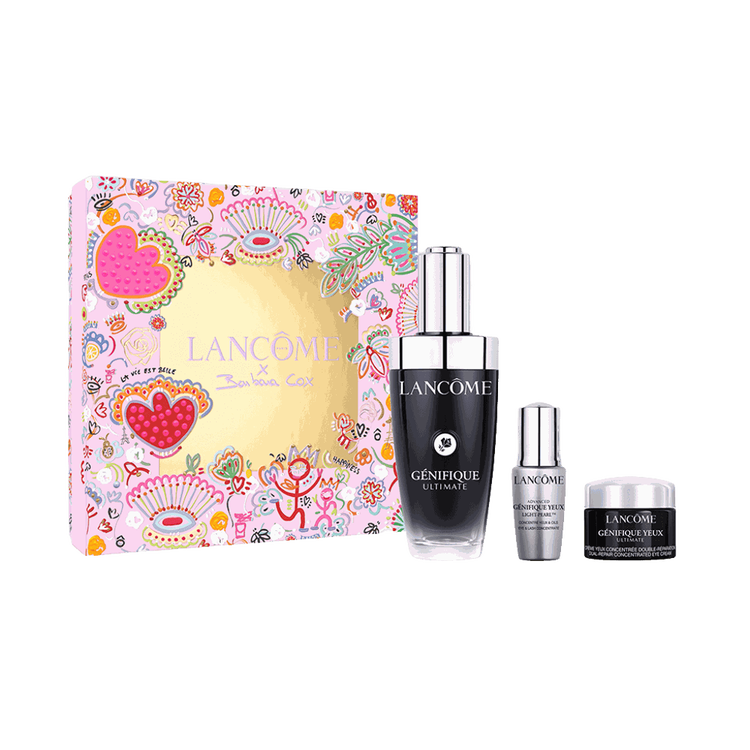 Génifique Ultimate - Set de regalo, Génifique Ultimate Serum 50ml + Génifique Ultimate Crema de Ojos 5ml + Génifique Light Pearl 5ml