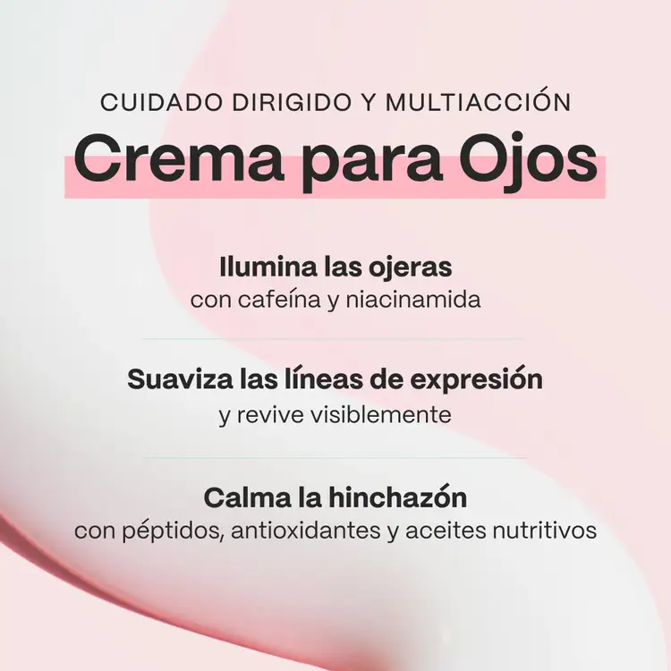 Eye Cream - Crema para ojos, ayuda al antienvejecimiento y ojeras