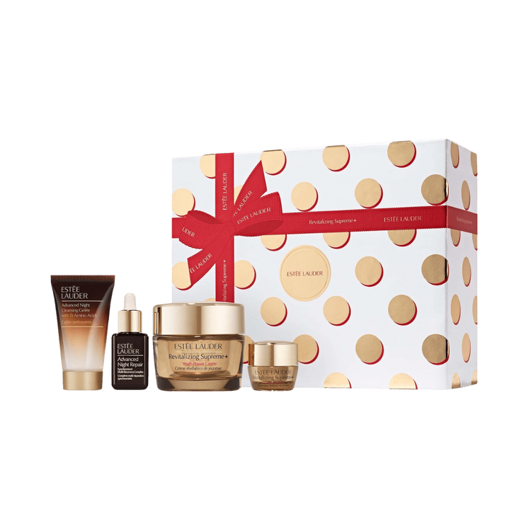 The Lift + Firm Routine - Set, crema Youth Power + Advanced Night Cleansing + Advanced Night Repair + Revitalizing Supreme+ bálsamo de ojos