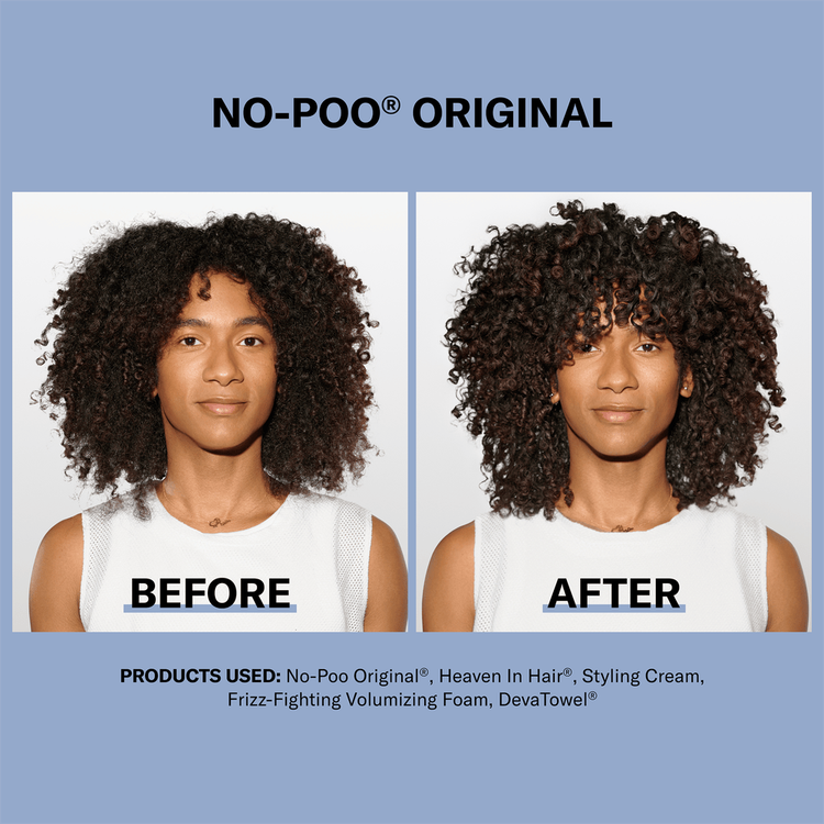No-Poo Original Zero Lather Cleanser For Rich Moisture Limpiador acabado brillante