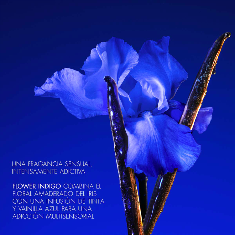 Flower Ikebana Indigo By Kenzo - Eau De Parfum, floral y ambarado que rinde homenaje al color más emblemático de Japon