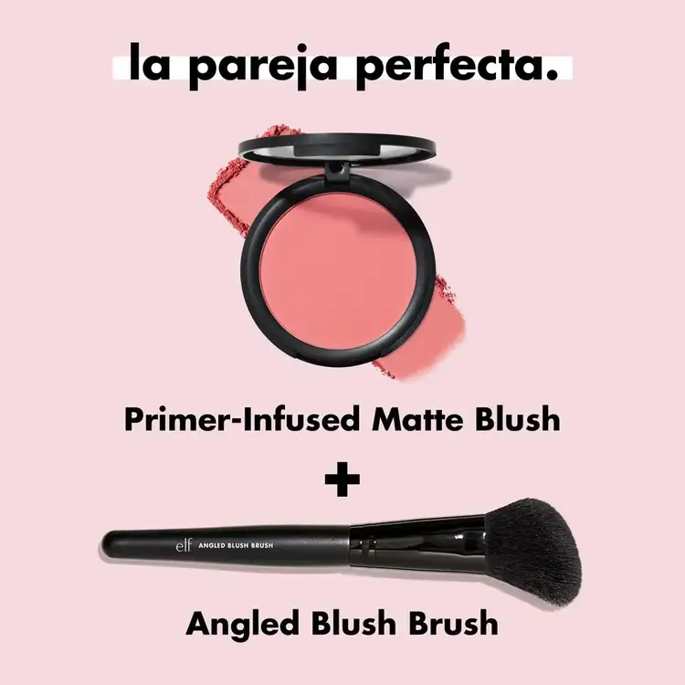 e.l.f. Primer Infused Matte Blush Rubor en polvo de larga duración infundido con primer