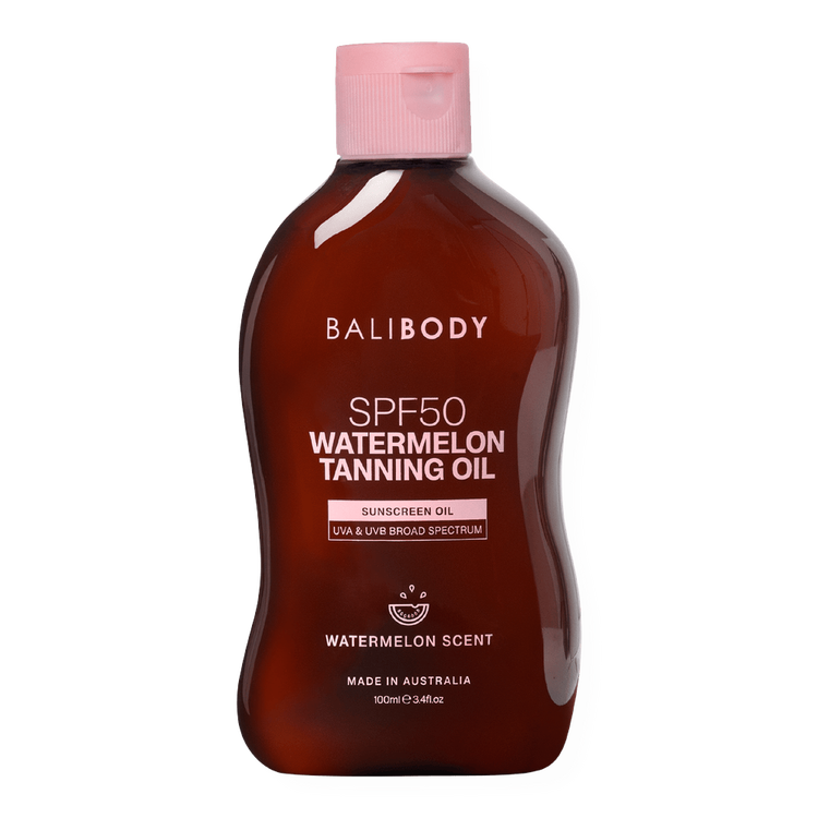 Watermelon Aceite bronceador protege mientras te bronceas