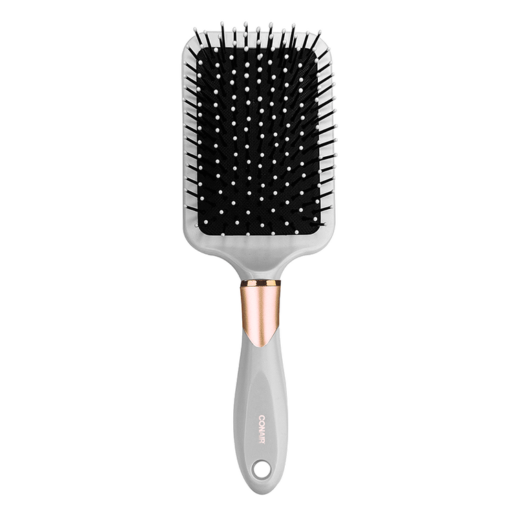 Conair - Cepillo de pala acojinado color blanco con dorado