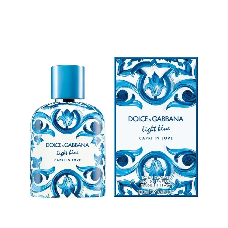 Light Blue Capri In Love Eau de Parfum para Hombre aroma cítrico y frutal