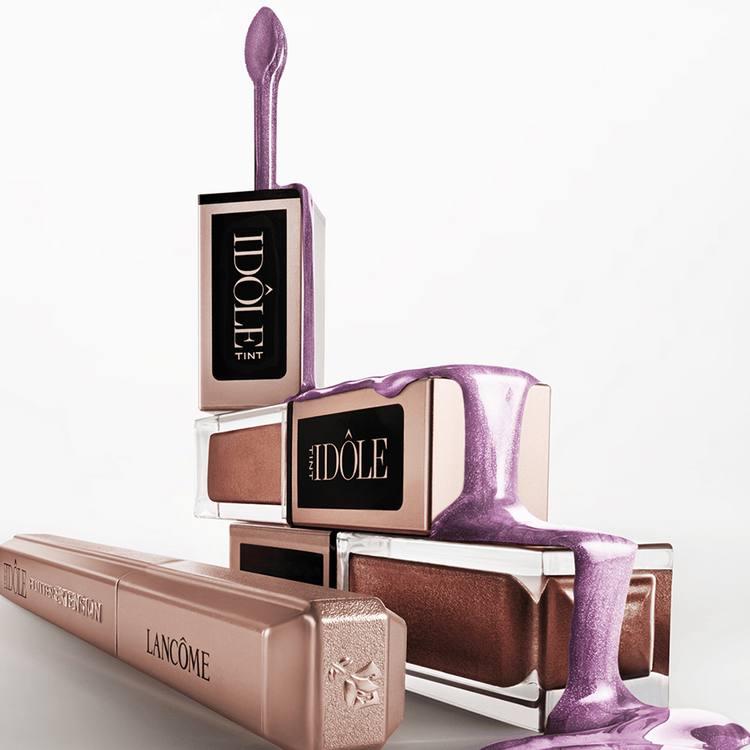 Idôle Tint Sombra de ojos líquida aplicador doble para ojos, rubor y delineado