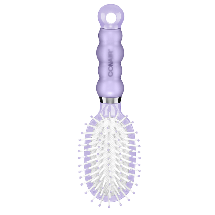 Conair - Cepillo ovalado compacto para cualquier tipo de cabello