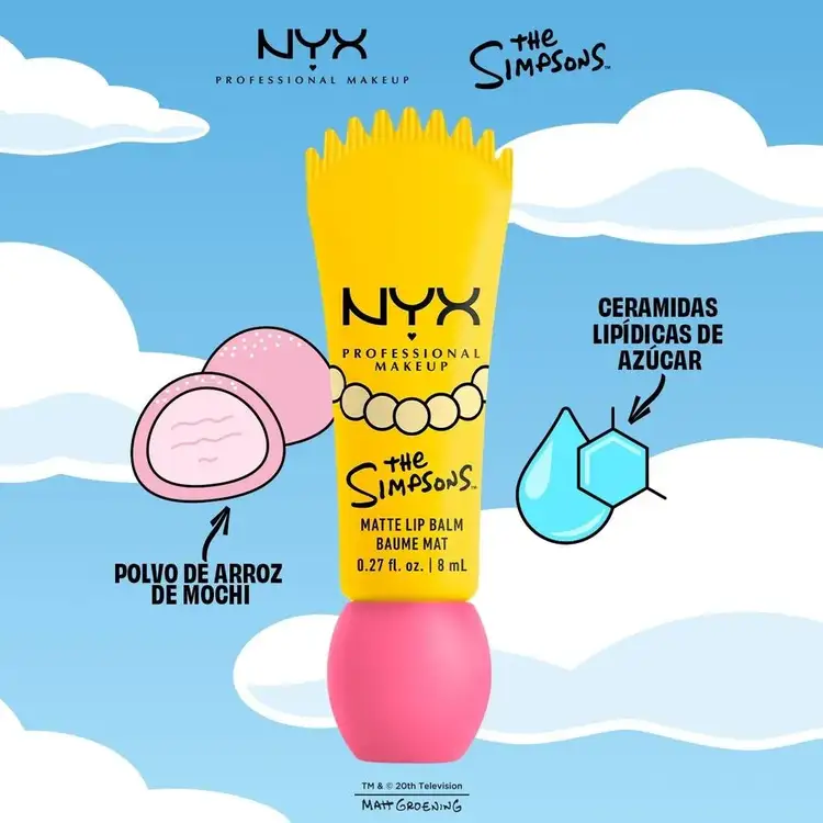 Simpsons Smush - Lip Gloss, Brillo vibrante y textura suave