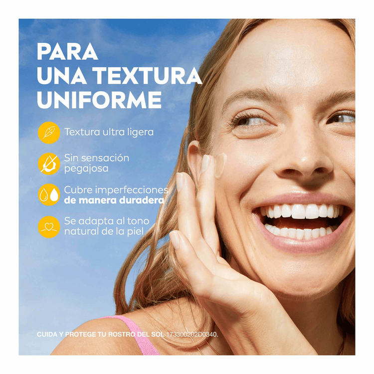 Invisible Protector Solar Facial textura ligera y confortable