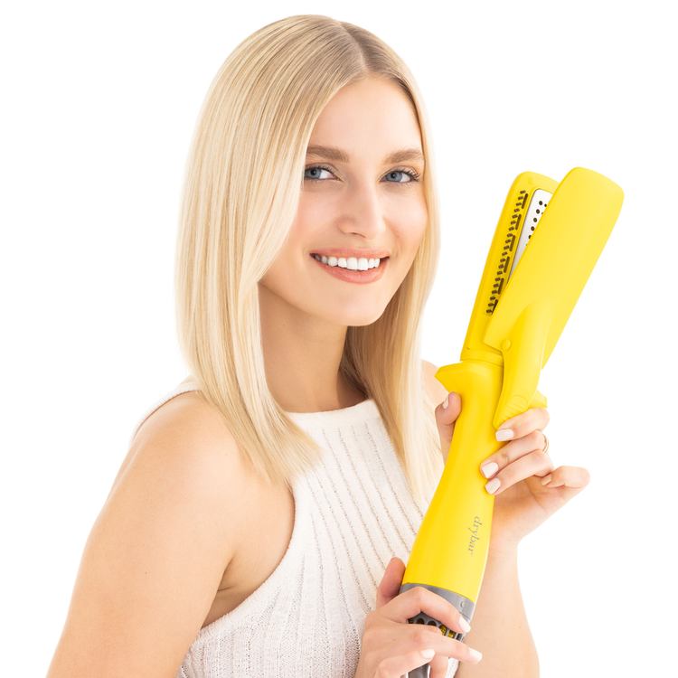 Shot - Secadora y alaciadora, para cabello húmedo a seco en un solo paso