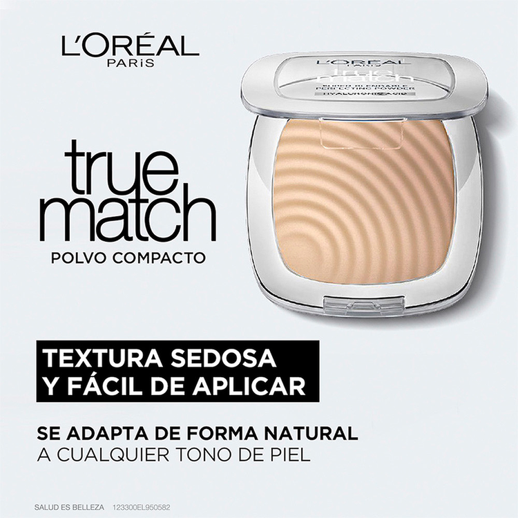 True Match - Polvo de maquillaje, unifica el tono