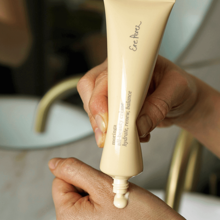 Crema facial con moringa - Crema facial, alivia la piel seca y sensible