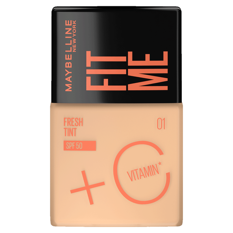 Fit Me Fresh Tint - Base de maquillaje líquida, acabado mate natural