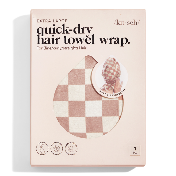 Quick-Dry Hair Towel Wrap - Toalla para el cabello, secado rápido y práctico