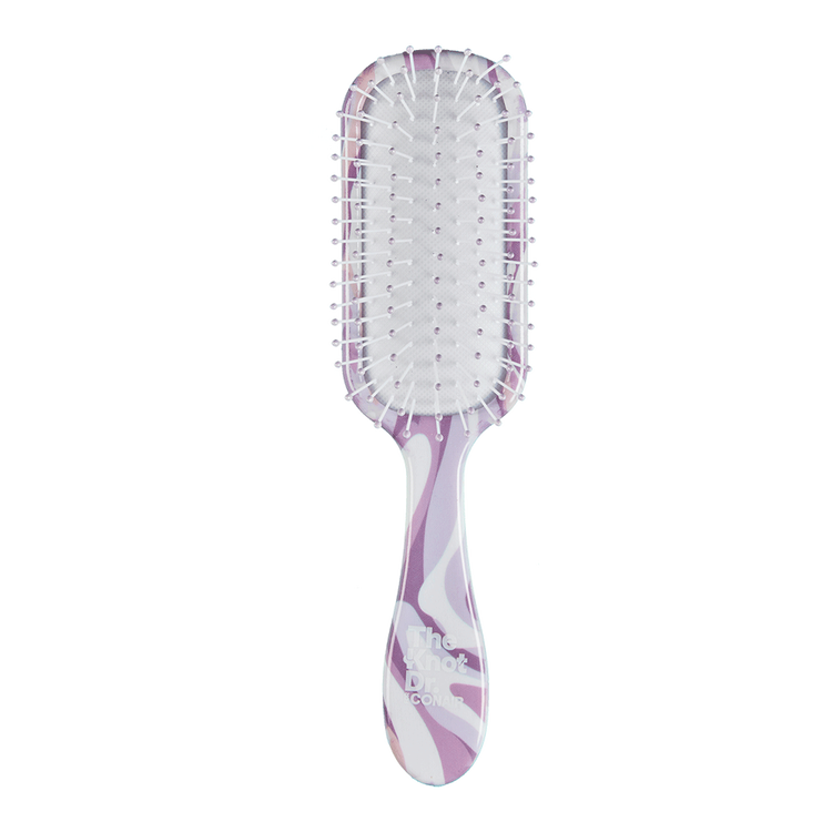 Knot Dr Conair - Cepillo mini con estuche color morado