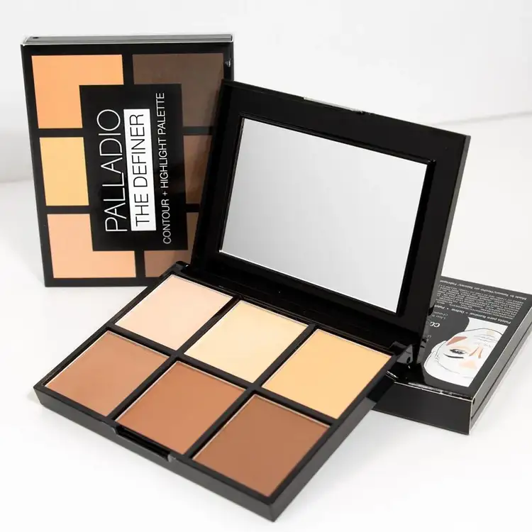 The Definer Contour+Highlight Palette Paleta definidora paleta definidora
