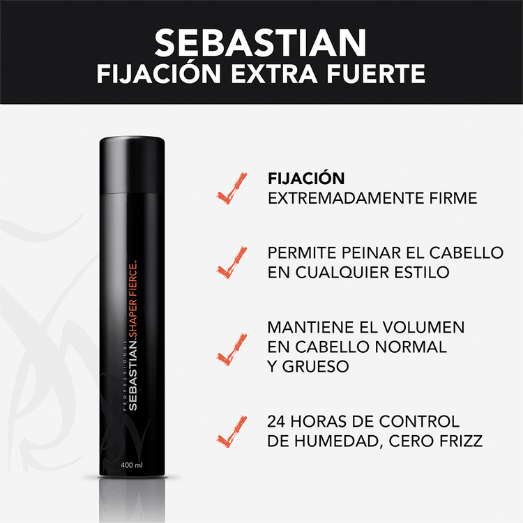 Shaper Fierce - Spray fijador, fijación ultra firme