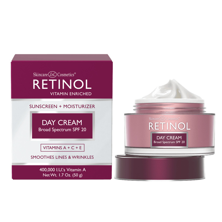 Retinol Crema facial con protector solar antiedad- spf 21