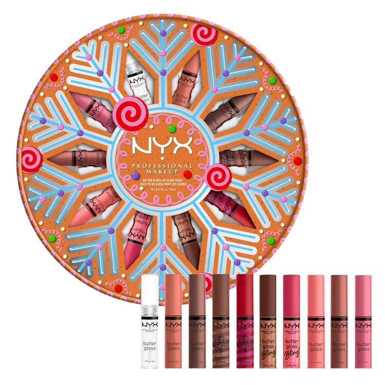 Ginger Baddie ButterGloss Vault Kit de 10 Brillos labiales