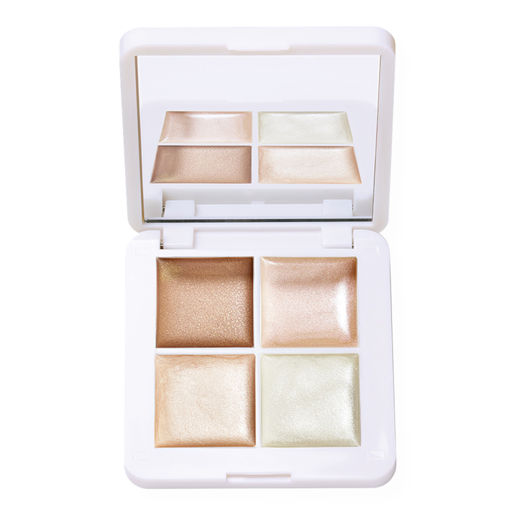Living Luminizer Glow Quad Paleta de iluminadores resalta y realza la piel