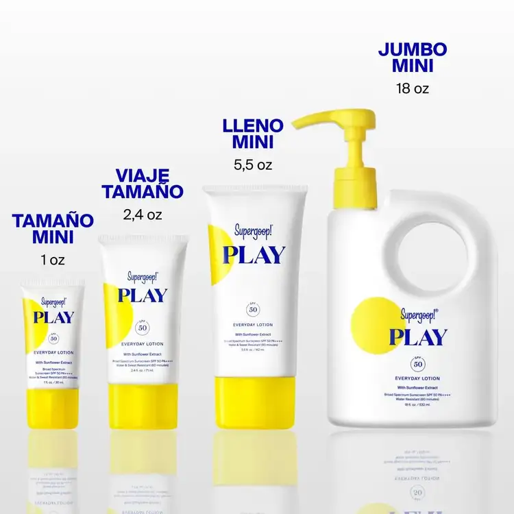 PLAY Everyday - Loción corporal solar, fórmula hidratante de rápida absorción