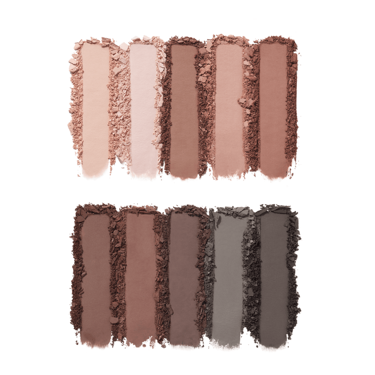 e.l.f. Perfect 10 Eyeshadow Palette Paletas de sombras de ojos de 10 tonos con una mezcla de mates y brillos