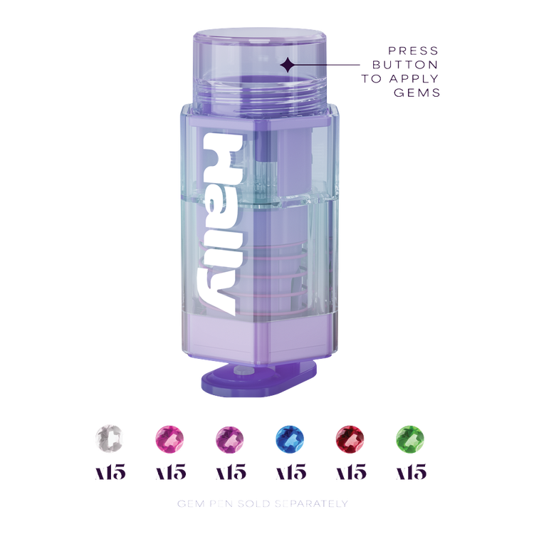 Gem Pen Hair Gem Refill Set Set de gemas adhesivo seguro para el cabello