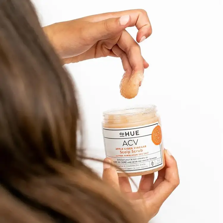 Acv Scalp Scrub Exfoliante para cuero cabelludo exfolia y purifica el cuero cabelludo