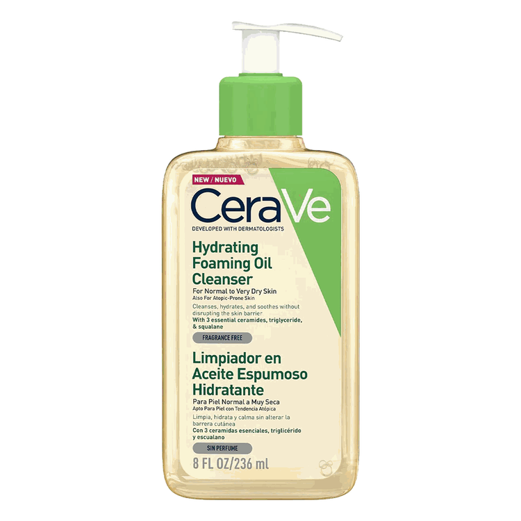 Hydrating Foaming - Gel limpiador en aceite, elimina la suciedad y exceso de cebo