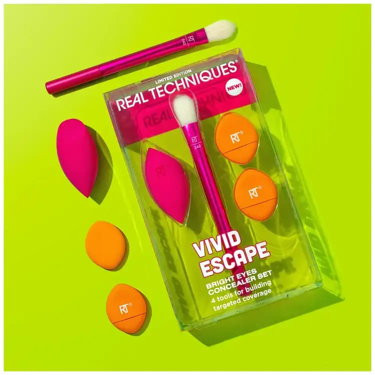 Bright Eyes Concealer Set - Vivid Escape Set de brochas y esponjas
