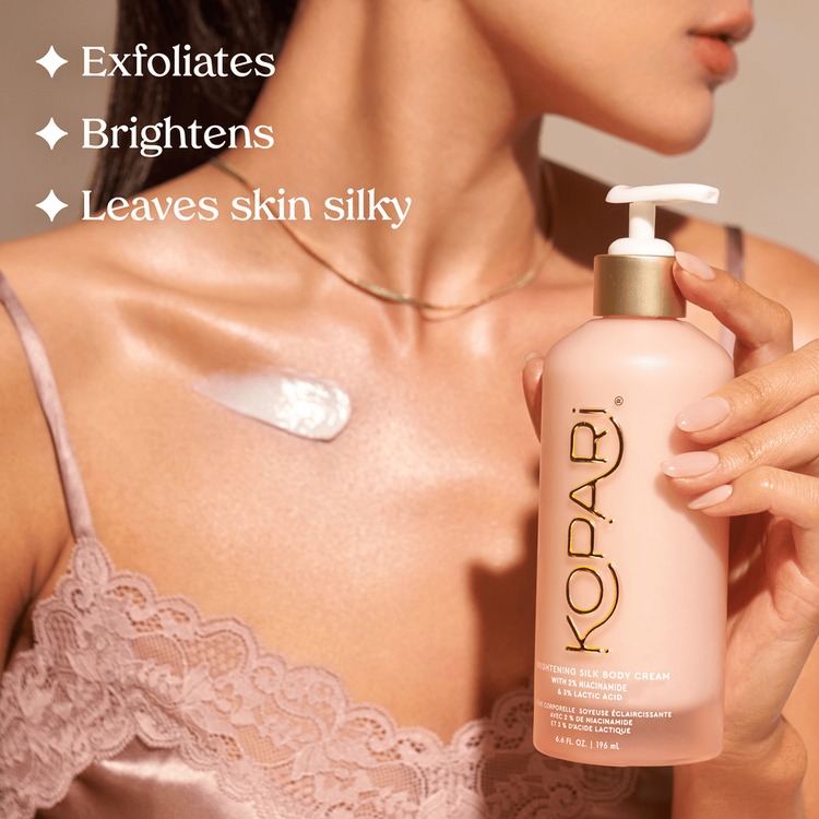 Brightening Silk Crema corporal piel hidratada y luminosa