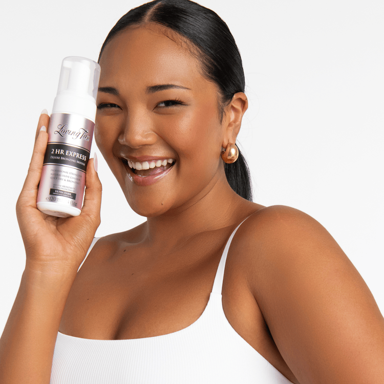 2 Hr Express Self Tanning Mousse autobronceador bronceado profundo