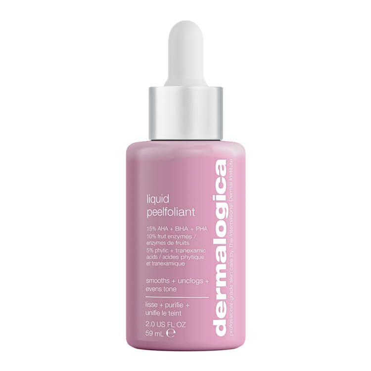 Liquid Peelfoliant Exfoliator with AHA BHA & PHA Exfoliante minimiza los poros