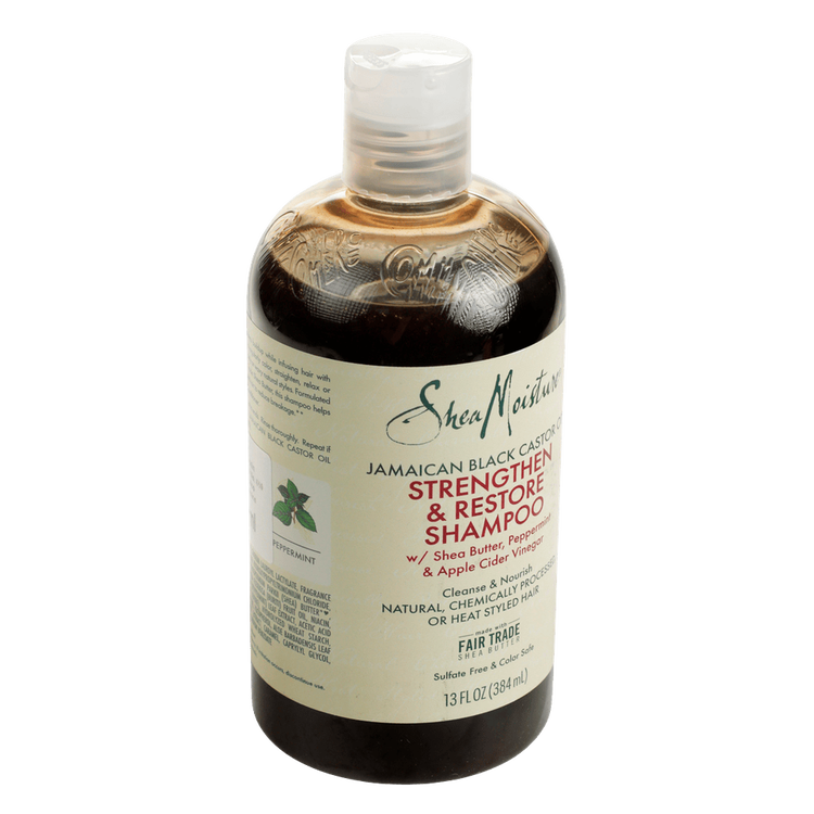 Jamaican Black Castor Shampoo repara cabello dañado teñido o quemado