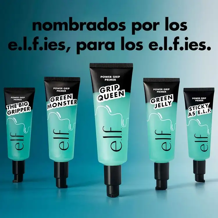 e.l.f. Power Grip Primer Jumbo Prebase facial de maquillaje hidratante a base de gel gran tamaño