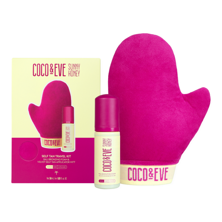 Self Tan Travel Kit Espuma autobronceadora ideal para viaje