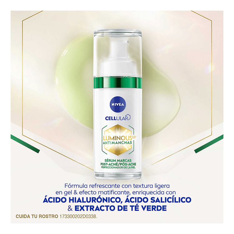 Luminous 630 Serum Facial Antimanchas triple acción reduce hasta 81% manchas