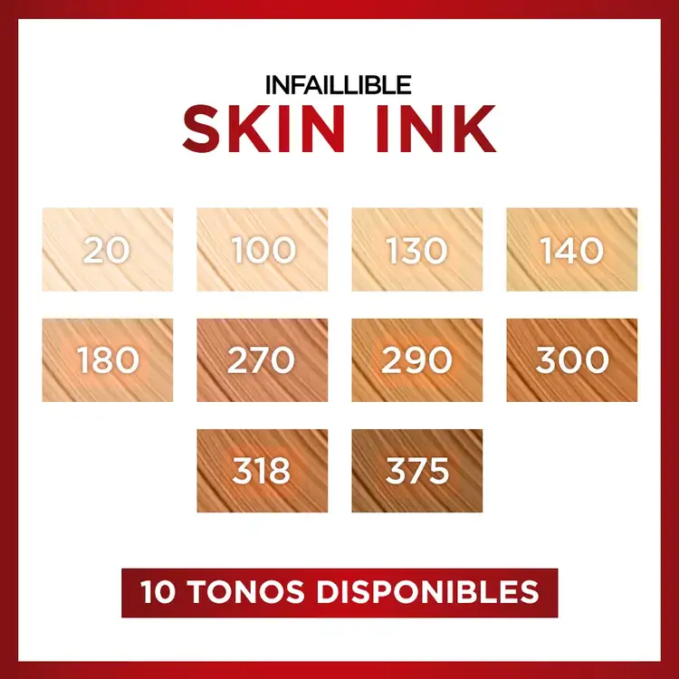 Infallible Skin Ink - Base de maquillaje y corrector, de larga duración