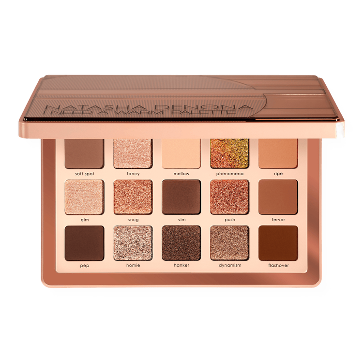 I Need a Warm Eyeshadow Palette Paleta de sombras 15 sombras nude cálidas.
