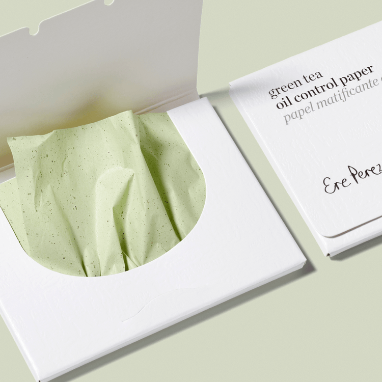 Green Tea Oil Control Paper Papel matificante absorbe la grasa, elimina el brillo y matifica tu maquillaje