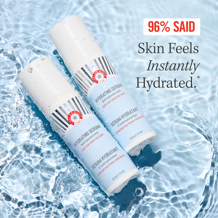 Hydrating Serum with Hyaluronic Acid Suero hidratante aumenta la hidratación