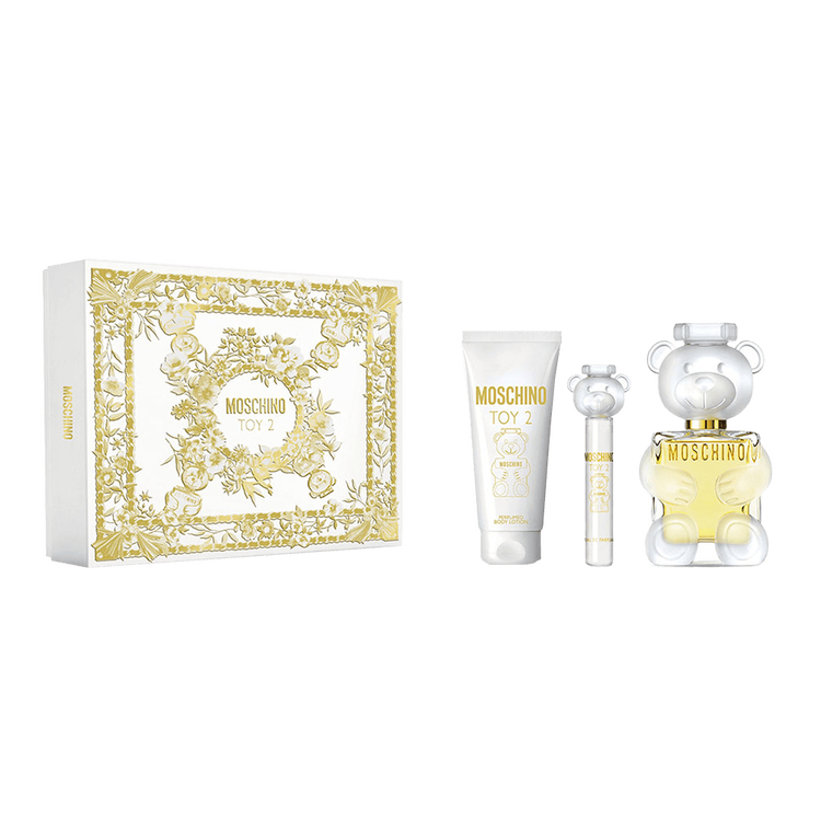 Toy 2 - Set de regalo, Eau de Parfum 100 ml + mini + Body Lotion