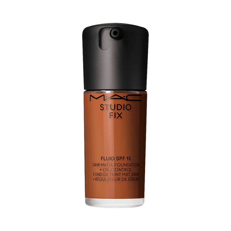 Studio Fix Fluid Spf 15 24Hr Matte Foundation + Oil Control Base de maquillaje mate natural, controla grasa e hidrata