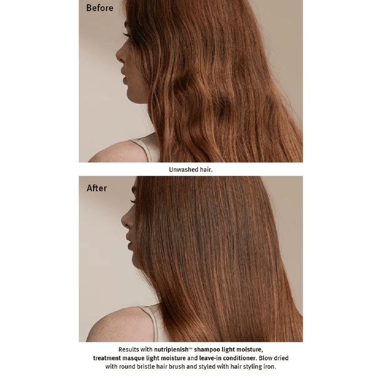 Nutriplenish Acondicionador hidrata y nutre el cabello seco y opaco