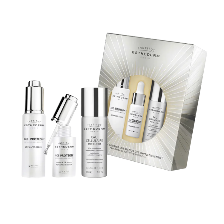 Age Proteorm - Set de regalo, suero 30 ml + suero 15 ml + bruma agua celular 30 ml
