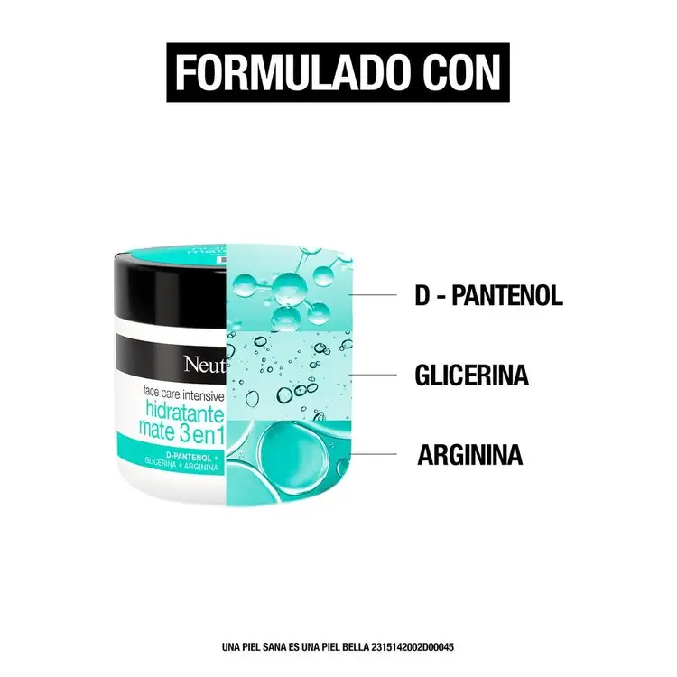 Face Care Intensive Crema matificante hidratación inteligente